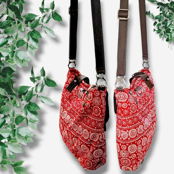 🐒Vintage, Hard- to -Find, Large Kipling "Kirby" Print Shoulder/Crossbody Bag - Picture 4 of 16